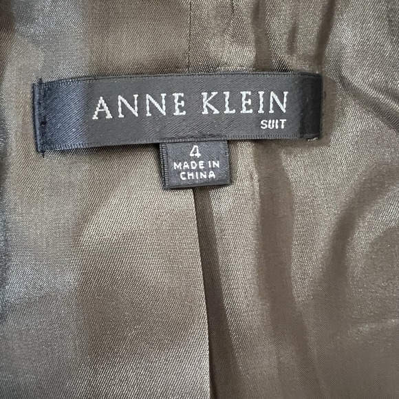 Anne Klein Pant Suit 2pc Women's 4 Green NWT Retail $200 Business Formal Preppy - Picture 4 of 16